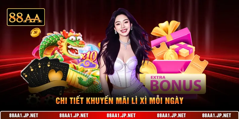 Chi tiết khuyến mãi lì xì mỗi ngày