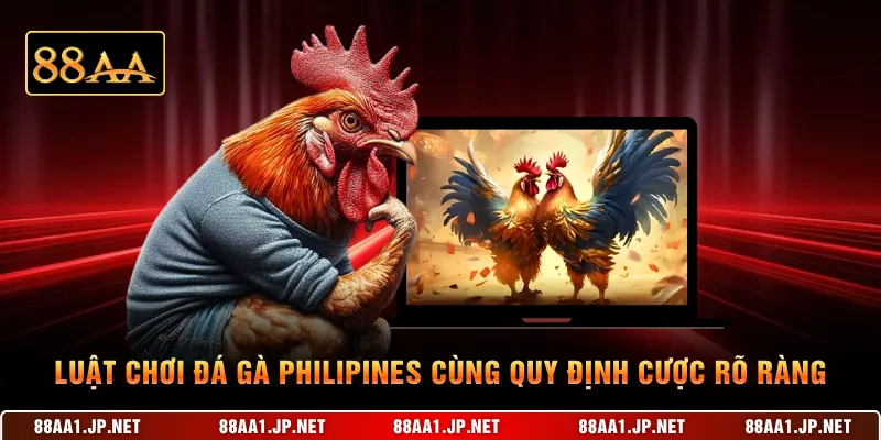Luật chơi đá gà Philipines cùng quy định cược rõ ràng
